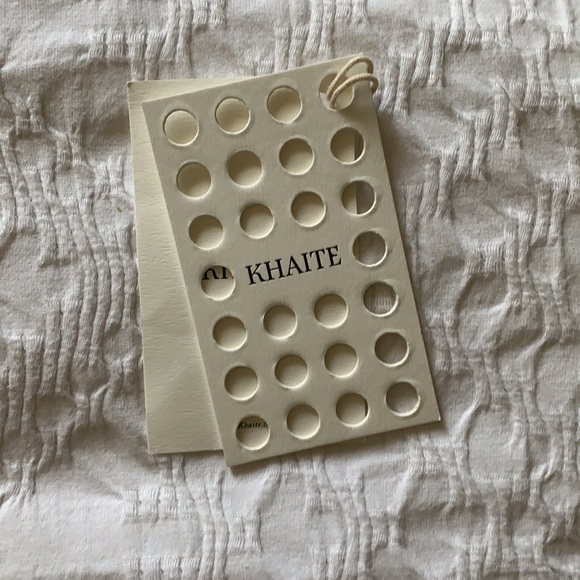 KHAITE Maddy Ivory Ribbed Sweetheart Neckline Top - Picture 7 of 9